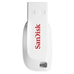 Flash SanDisk Cruzer Blade 16GB USB2.0 ele. bílá