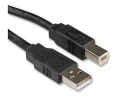 Kabel USB 2.0 A plug/B plug 1m černý