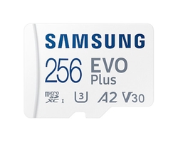 Micro SDXC Samsung 256GB EVO Plus + SD adaptér