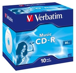 CD Verbatim AudioLiveit!/Color/J (10-pack)