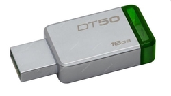 Flash Kingston 16GB USB3.0 DT50 zelená kov
