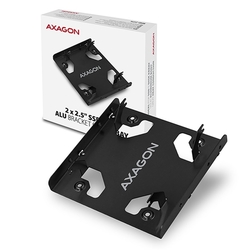 Rámeček AXAGON RHD-225, hliníkový pro 2x 2.5