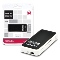 Čtečka karet AXAGON externí mini - 5 slot ALL-IN-O