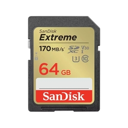 SDXC SanDisk 64GB 170MB/s Extreme V30 UHS-I