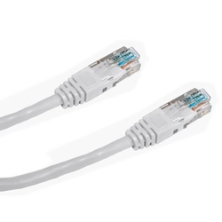 Kabel UTP Cat5e 0,5m bílý, DATACOM