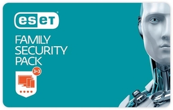 SW ESET Family Security Pack 3lic. 1 rok krabice