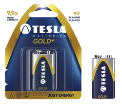 Baterie Tesla 9V GOLD+  6LR61