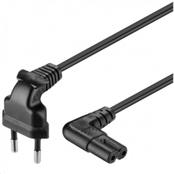 Kabel síťový k magnetofonu 2 pin, 230V, 2m