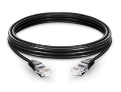 Kabel UTP Cat6 černý 0,5 m