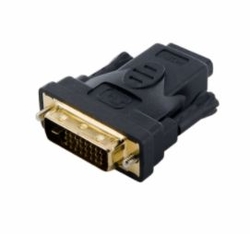 Redukce DVI-D 24+1 M - HDMI F Black