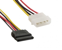 Redukce napájení Molex M - SATA F 15 cm