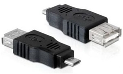 Redukce USB 2.0 A/F - micro USB/M, bez OTG