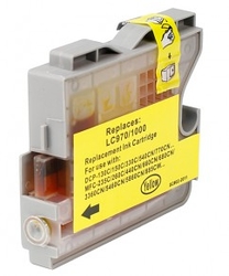 Cartridge BROTHER LC-970/LC-1000, yellow
