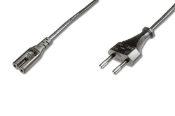 Kabel síťový k magnetofonu 2 pin, 230V, 3m