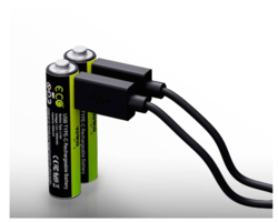 Baterie Verico AAA nabíjecí USB-C,600mAh,1.5V,2ks