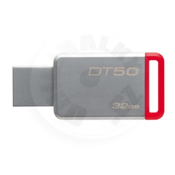 Flash Kingston 32GB USB3.0 DT50 červená kov