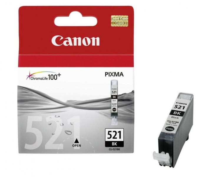 Cartridge Canon CLI-521BK Black