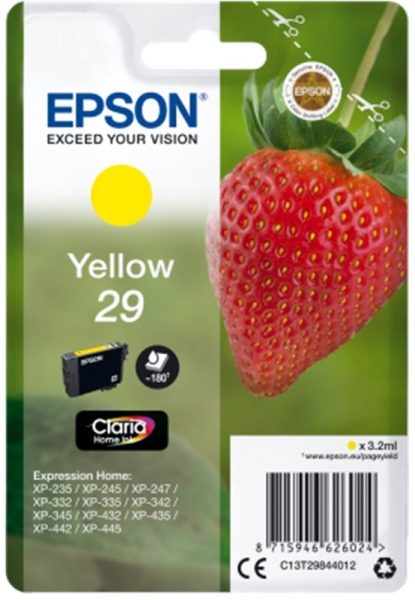 Cartridge Epson 29 Yellow
