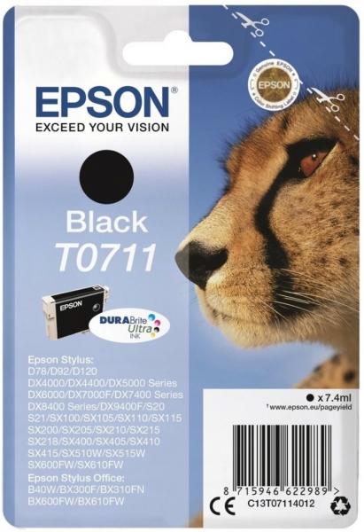 Cartridge Epson T0711 Black