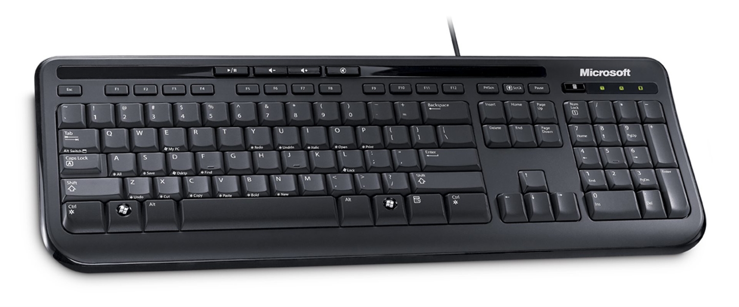 Klávesnice Microsoft Wired Keyboard 600 USB CZ