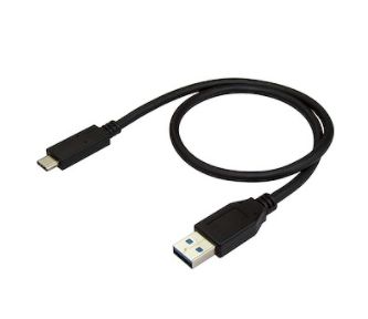 Kabel USB 3.1 A/M - USB-C/F 0.5m, QUICK CHARGE