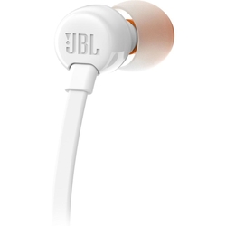 Sluchátka JBL T110, bílá