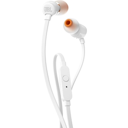 Sluchátka JBL T110, bílá