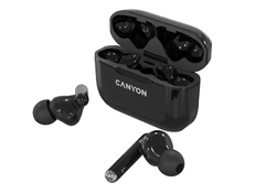 Sluchátka CANYON Bluetooth TWS-3 300mAh, černá