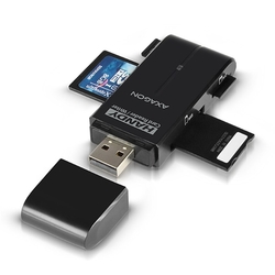 Čtečka AXAGON CRE-D4B, USB2.0, externí handy