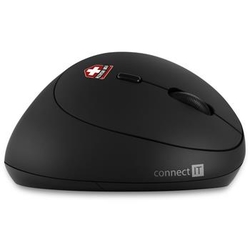 Myš Connect IT ergo. vertikální myš,bezdrát.,černá