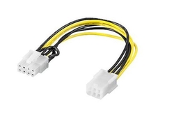 Redukce napájení PCI-E 6-pin na 8 pin