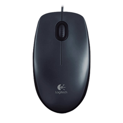 Myš Logitech M100 optická, šedá USB