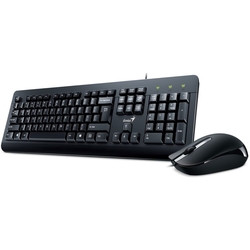 Set GENIUS KM-160 USB, CZ+SK, black, drátový