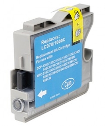 Cartridge BROTHER LC-970/LC-1000, cyan